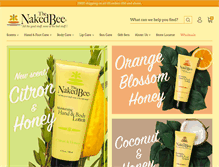 Tablet Screenshot of nakedbee.com